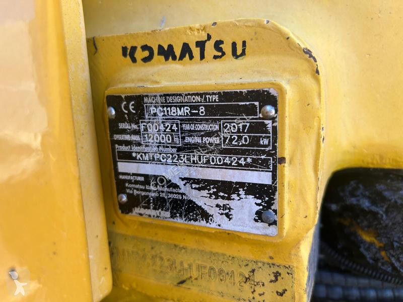Rýpadlo Komatsu  PW118MR-8