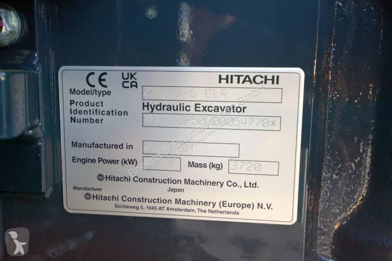 Rýpadlo Hitachi ZX 33 U-6 MTC