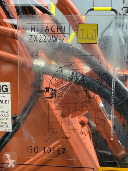 Rýpadlo Hitachi 220 W-7 - 220 W - 220 - 180 -
