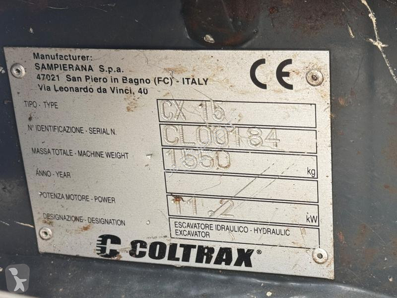جرافة Coltrax  CX15 Mini-pelle 1,5T