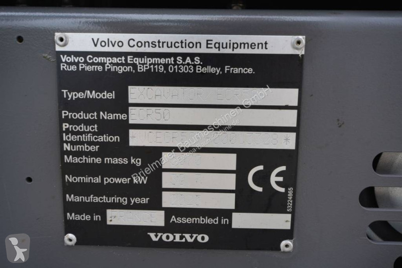 Graafmachine Volvo ECR F Aircon