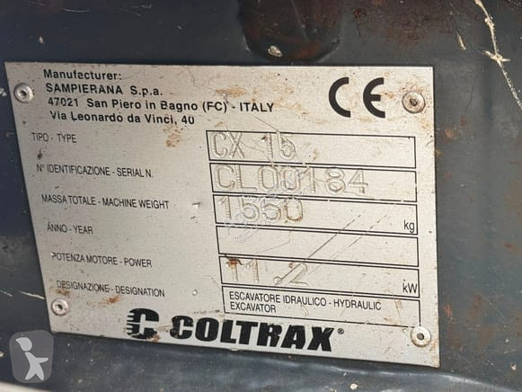 جرافة Coltrax CX15