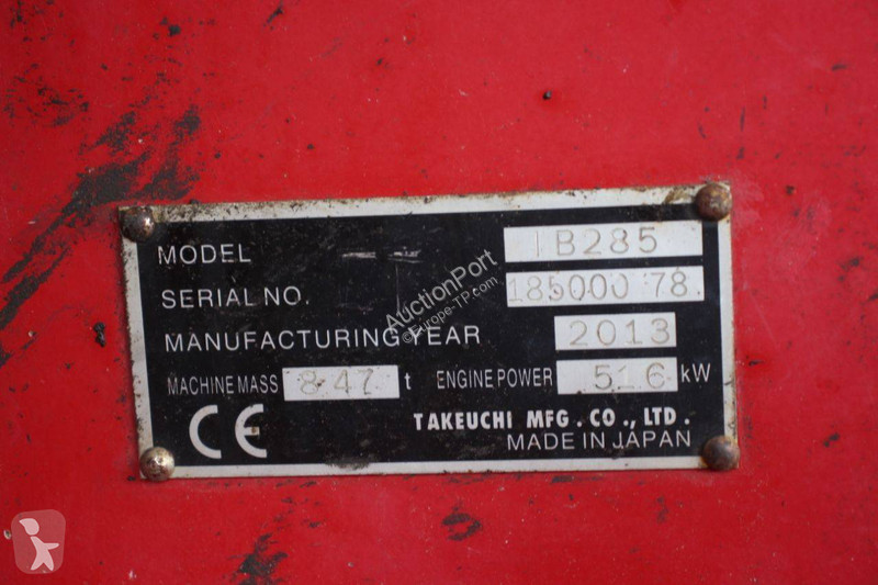 Excavator Takeuchi TB285