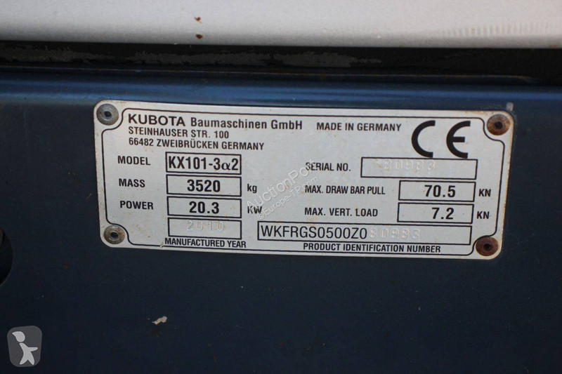 Excavadora Kubota α2