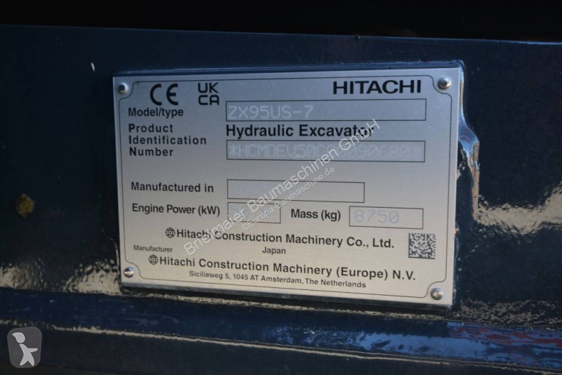 Excavadora Hitachi ZX 95 US-7
