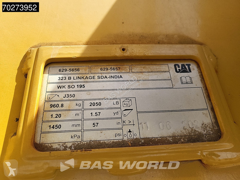 Excavadora Caterpillar 323 D3 UNUSED - HAMMERLINE