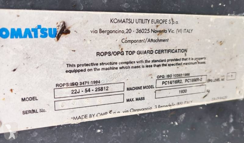 Escavatore Komatsu PC 16R HS