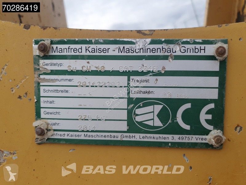 Graafmachine Caterpillar 324 E LN 3 M WIDE -...