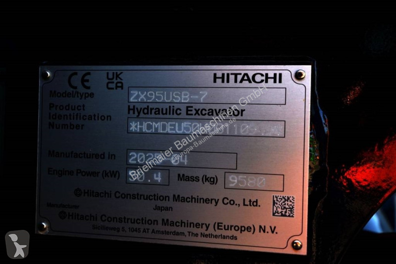 Escavadora Hitachi ZX 95 USB-7 VA