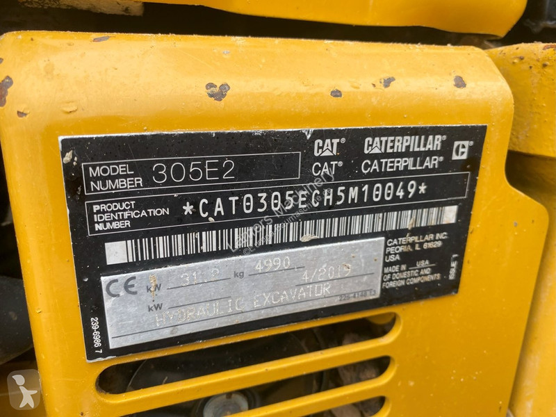 Excavadora Caterpillar 305 E II AIRCO!