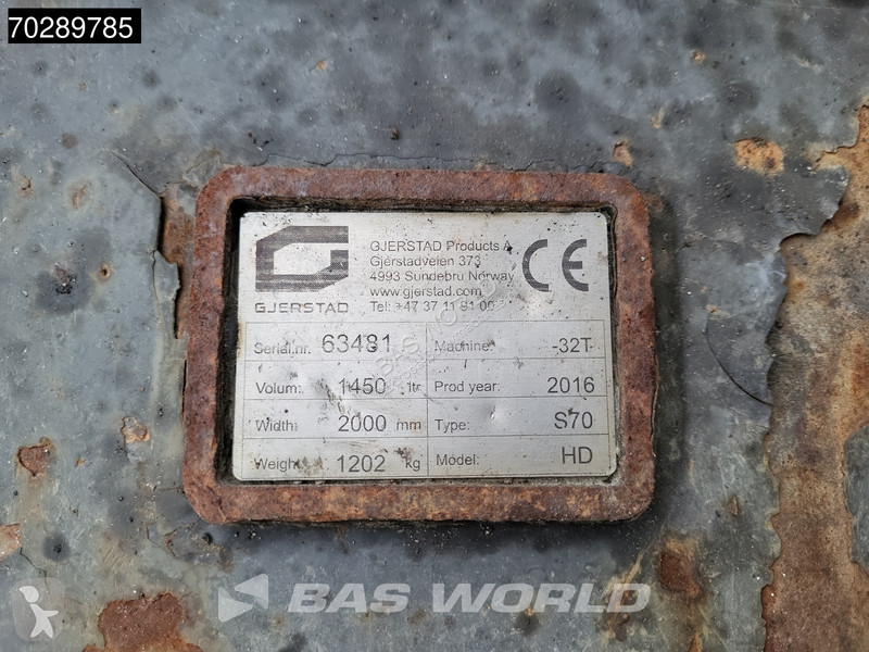 Skovl Caterpillar 326 F L ROTOTILT - LEICA GPS...