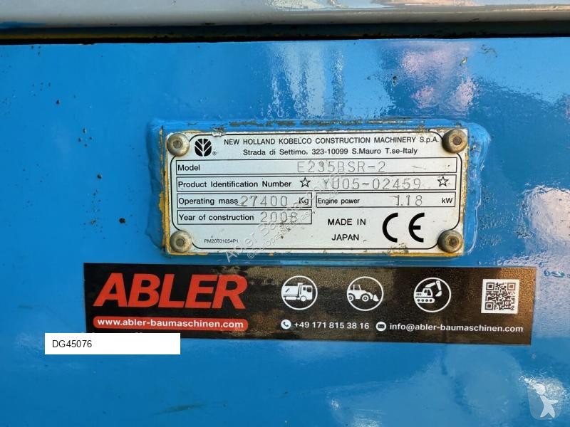 Excavator New Holland Kobelco E235 BSR-2...