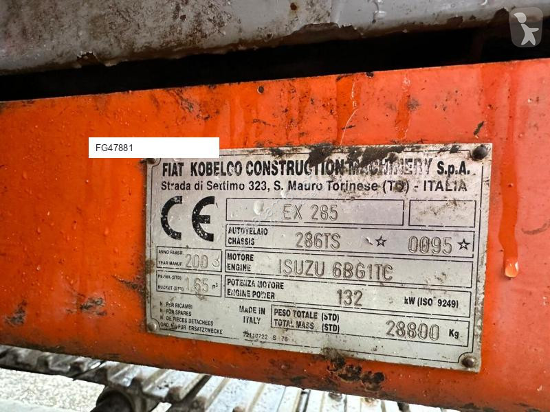 Escavatore Fiat Kobelco EX285