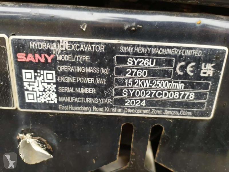Rýpadlo Sany SY26