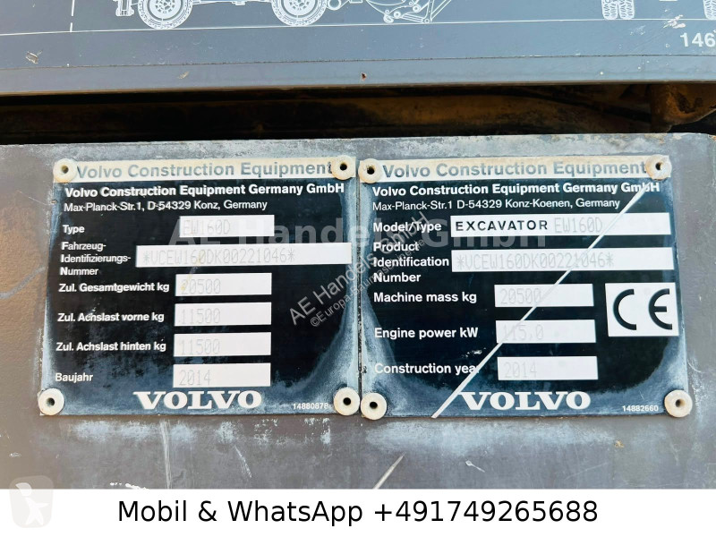 Rýpadlo Volvo...