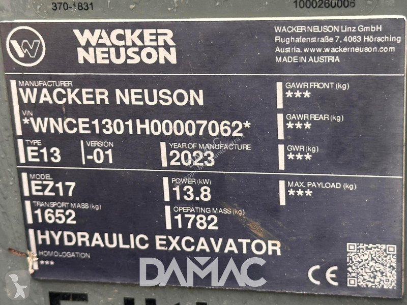 جرافة Wacker Neuson