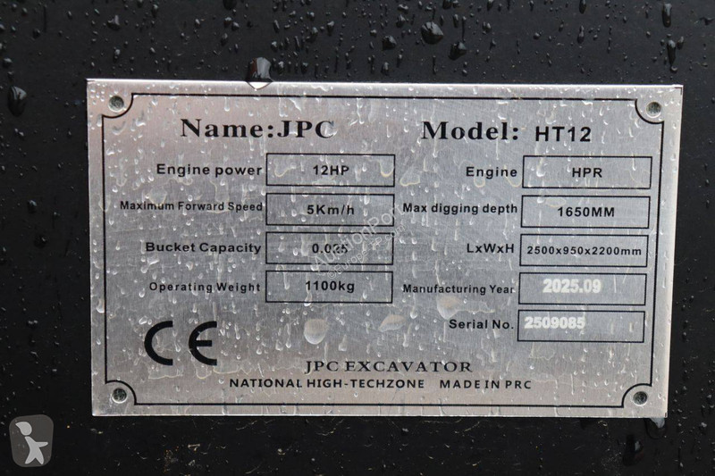 Excavadora JPC HT12