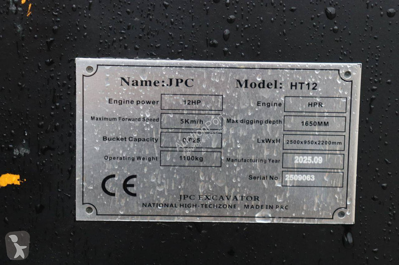 Excavadora JPC HT12