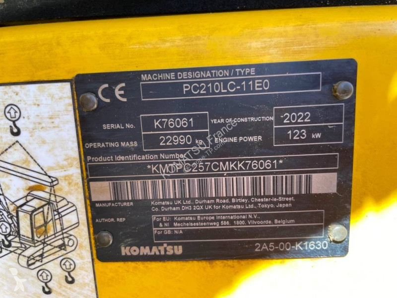 Excavadora Komatsu 11E0 + système de guidage 3D...