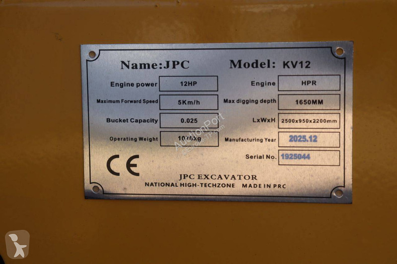 Skovel JPC KV12