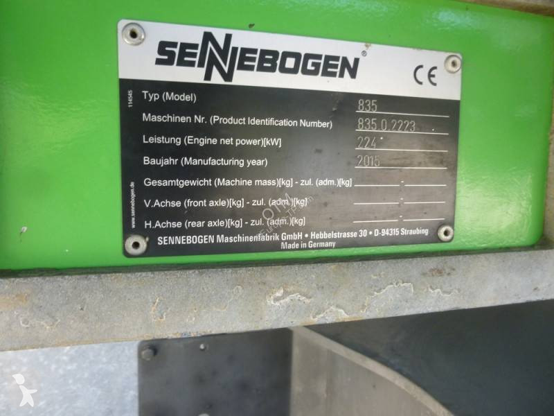 Excavadora Sennebogen 835 E