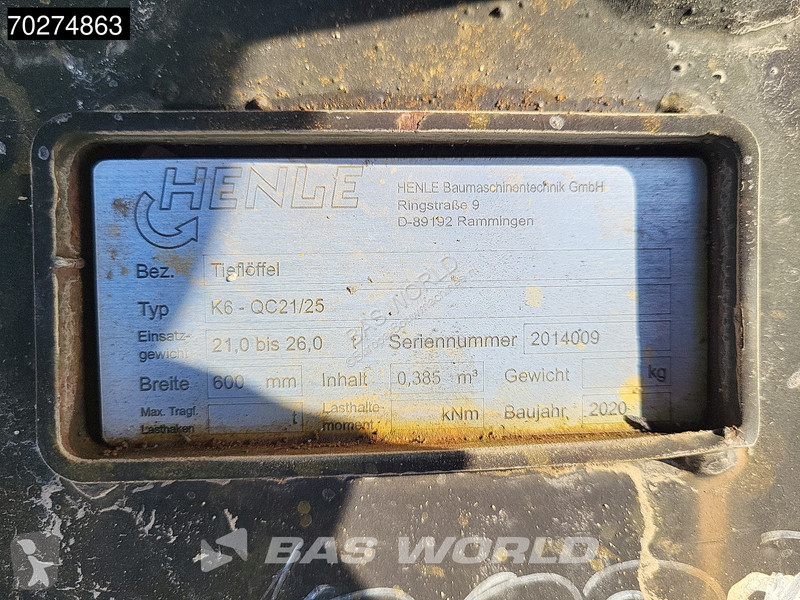Skovl Sany SY265 C LC CE / EPA CERTIFIED