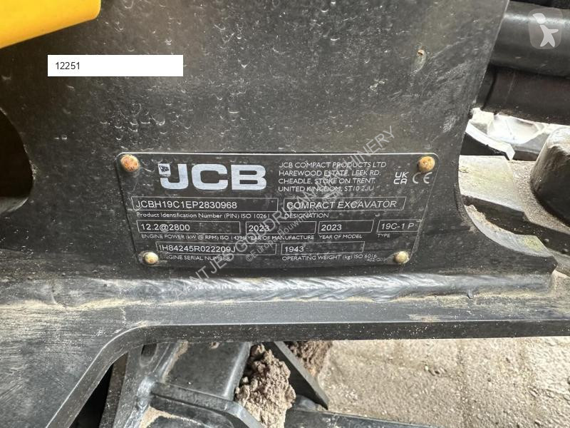 جرافة JCB 19 C-1