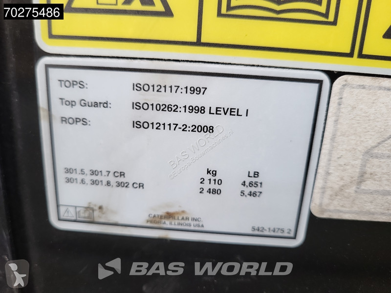 Escavatore Caterpillar FACTORY WARRANTY