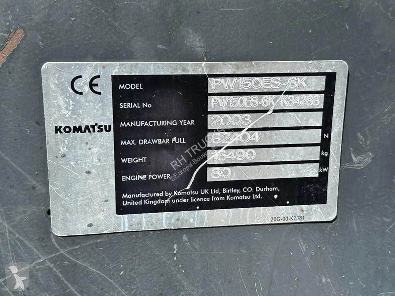Escavatore Komatsu CE