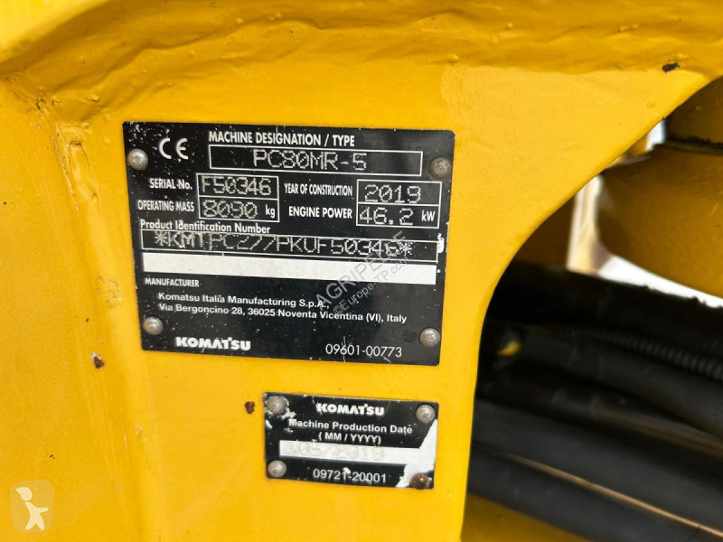 Escavatore Komatsu  PC80