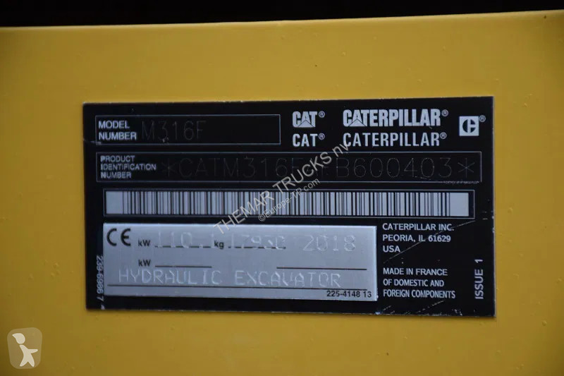 Rýpadlo Caterpillar F - mobile excavator -...