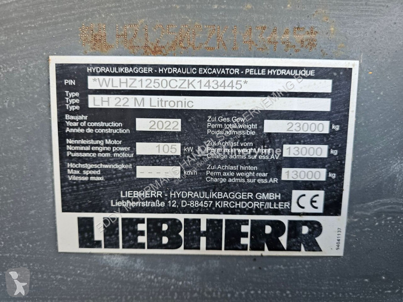 Rýpadlo Liebherr LH 22M