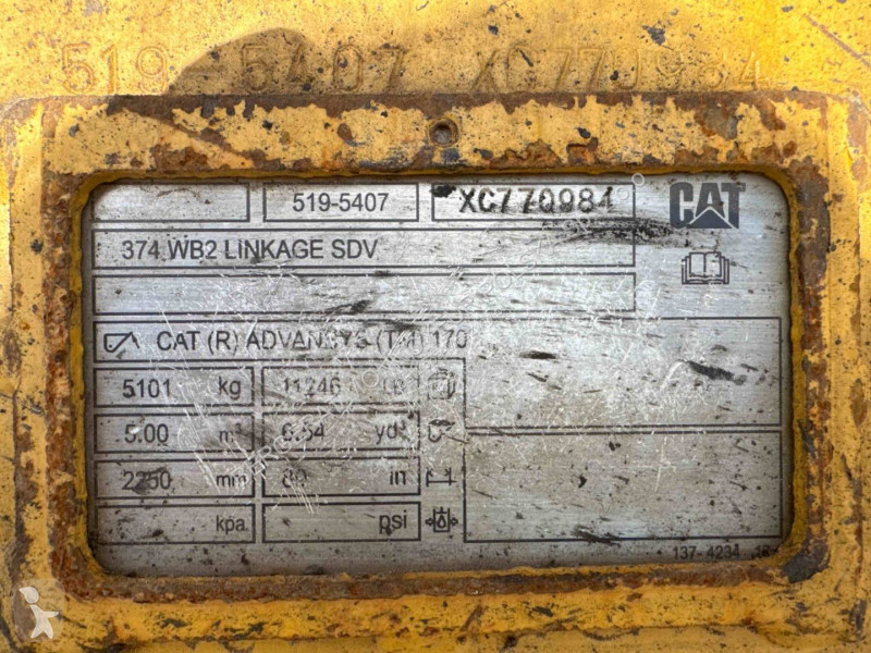 Graafmachine Caterpillar 374