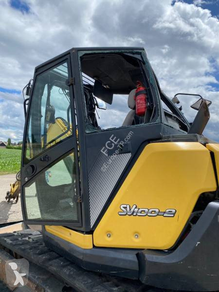 جرافة Yanmar SV 100-2A -1er Main endommagée