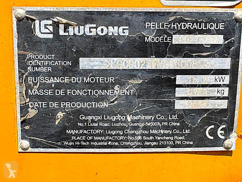 Skovl LiuGong  9027F ZTS Mini-pelle sur...