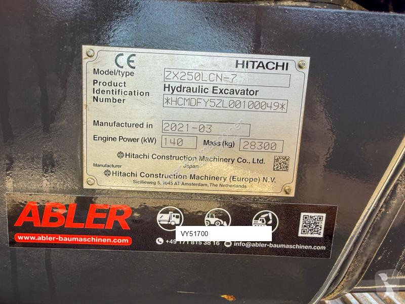 Rýpadlo Hitachi ZX250 LCN7