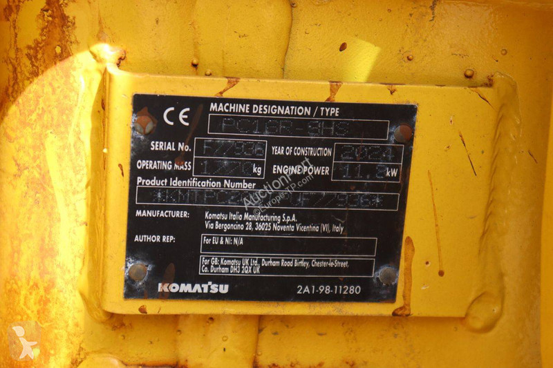 جرافة Komatsu PC16R-3HS