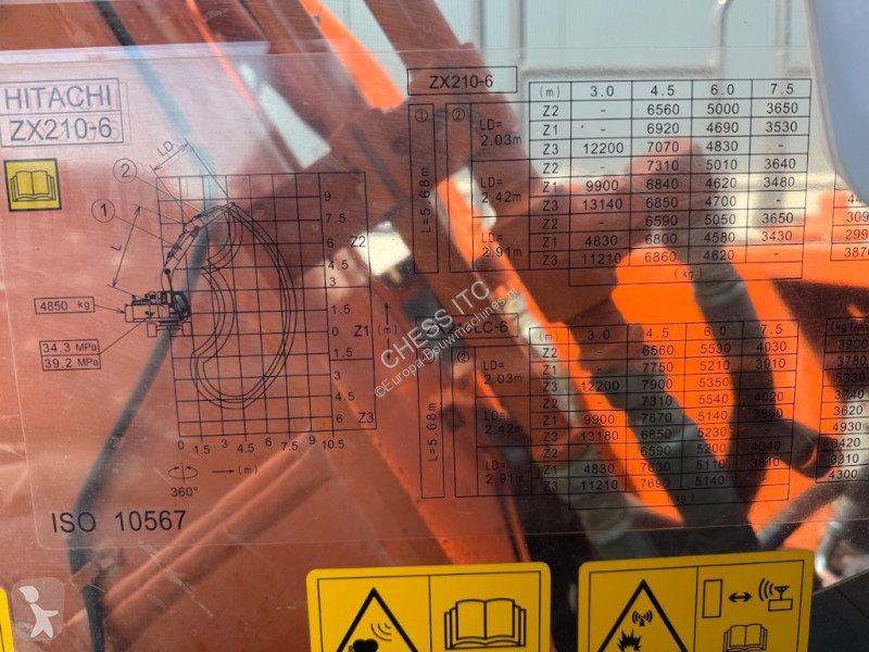 Pelle Hitachi ZX 210 LC-6 - ZX 210 LC - ZX 210 -
