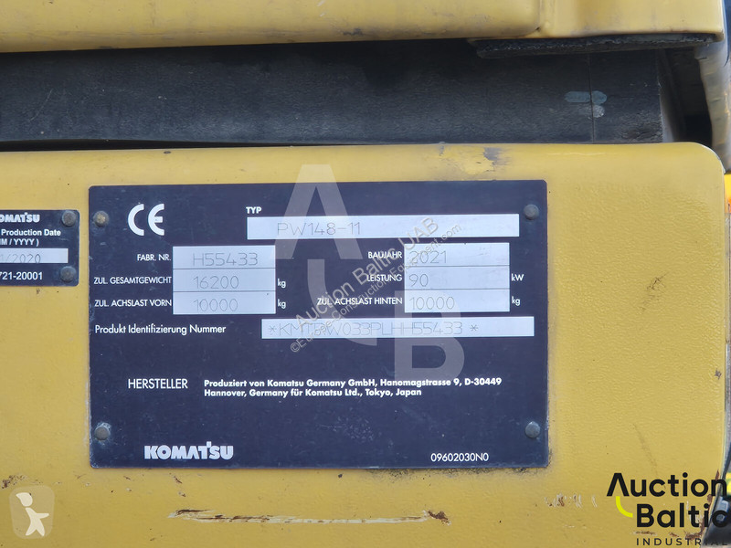 Pelle Komatsu PW148