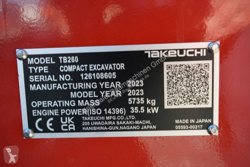 Escavadora Takeuchi