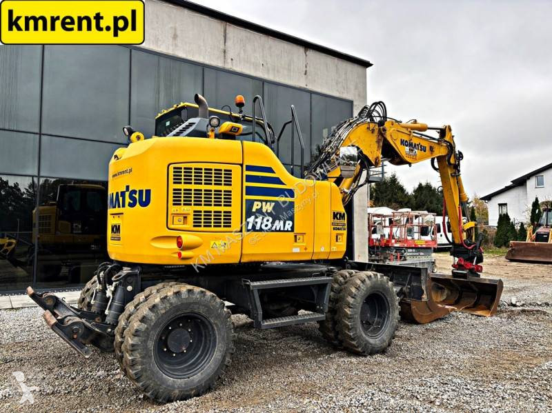 Escavadora Komatsu PW 118 MR-8 KOPARKA KOŁOWA...