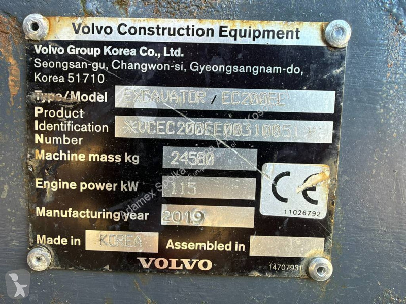 Excavadora Volvo EC 200 EL