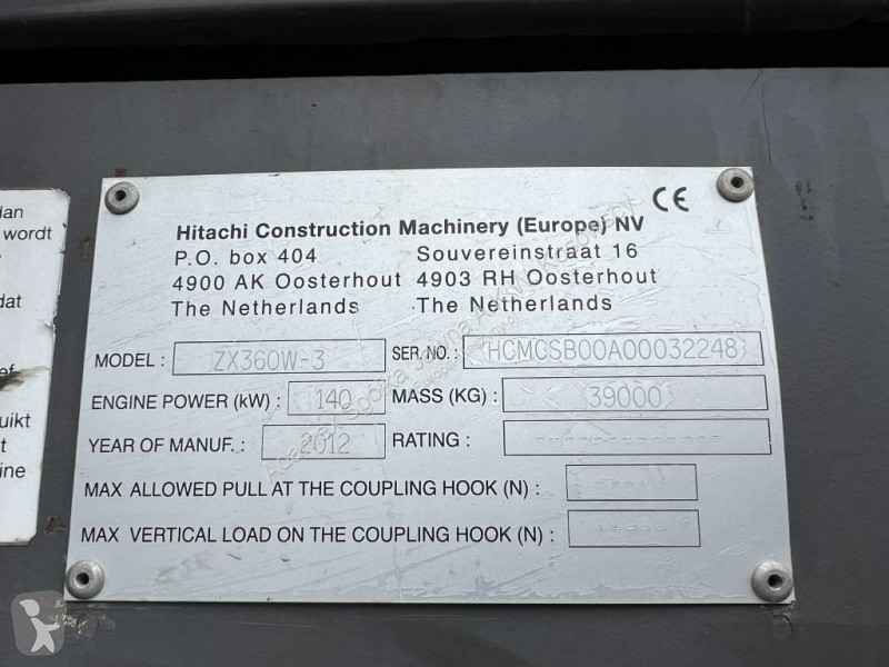 Excavadora Hitachi ZX360 W-3