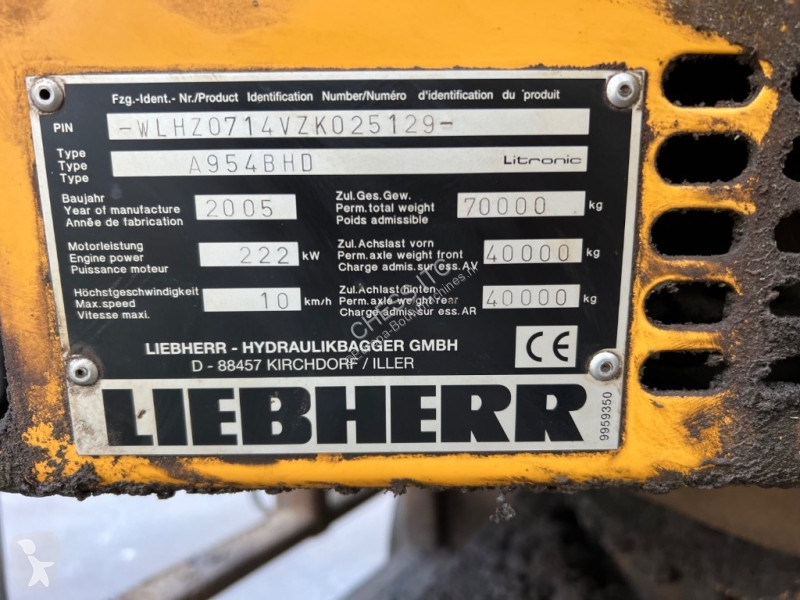 Escavatore Liebherr A 954 B HD