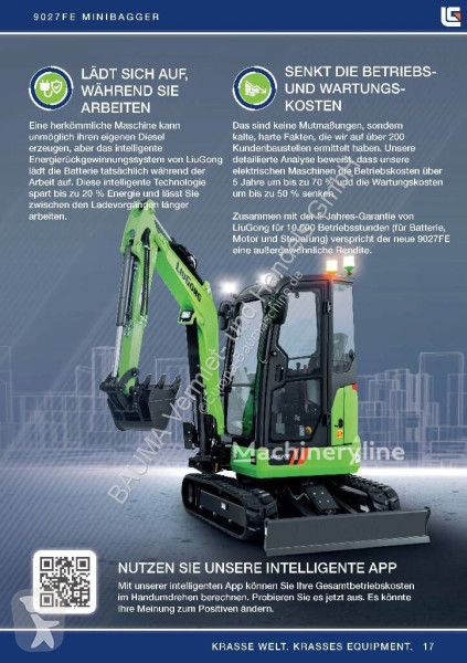 Escavadora LiuGong 9027 FE vollelektrisch,...