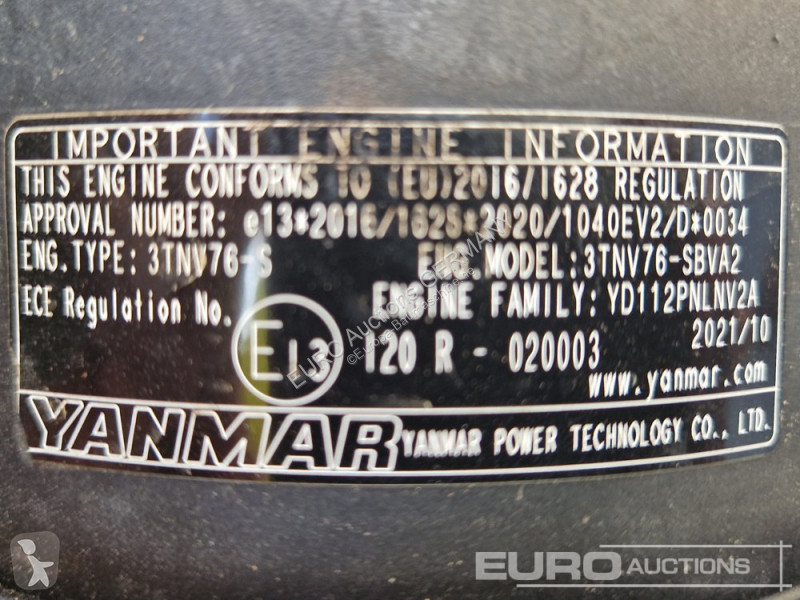 Escavadora Yanmar SV22