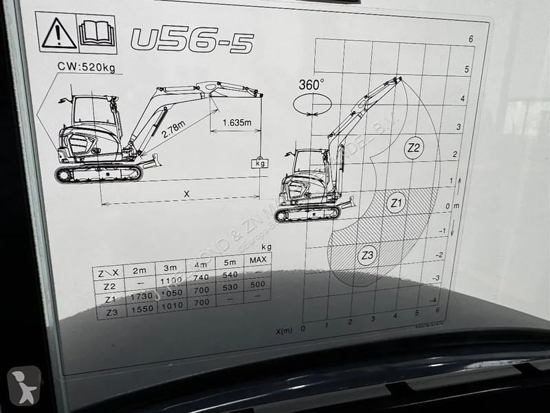 Escavatore Kubota U56-5