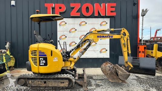 Rýpadlo Komatsu pc26mr-3 à 21 500 € ht