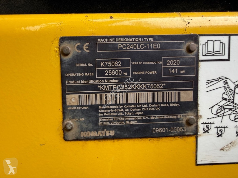 Rýpadlo Komatsu PC 240 LC-11E0 - PC240 - PC...