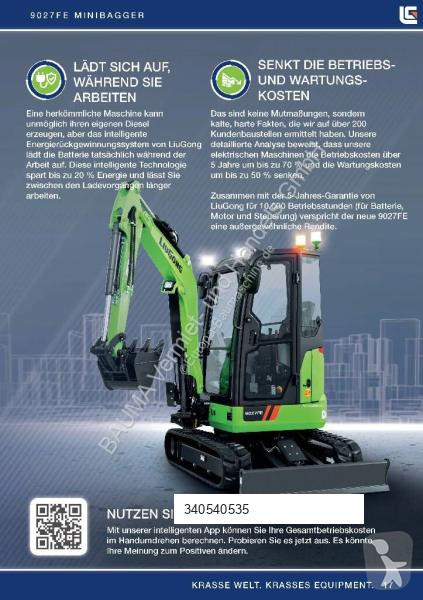 جرافة LiuGong 9027 FE vollelektrisch, 2.680 kg
